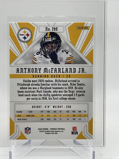 2020 Panini Phoenix FIRE BURST Anthony McFarland Jr. Rookie #140 FREE SHIPPING