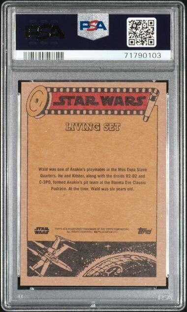 2022 Topps Star Wars Living Set Wald Card #329 PSA 10 Gem Mint