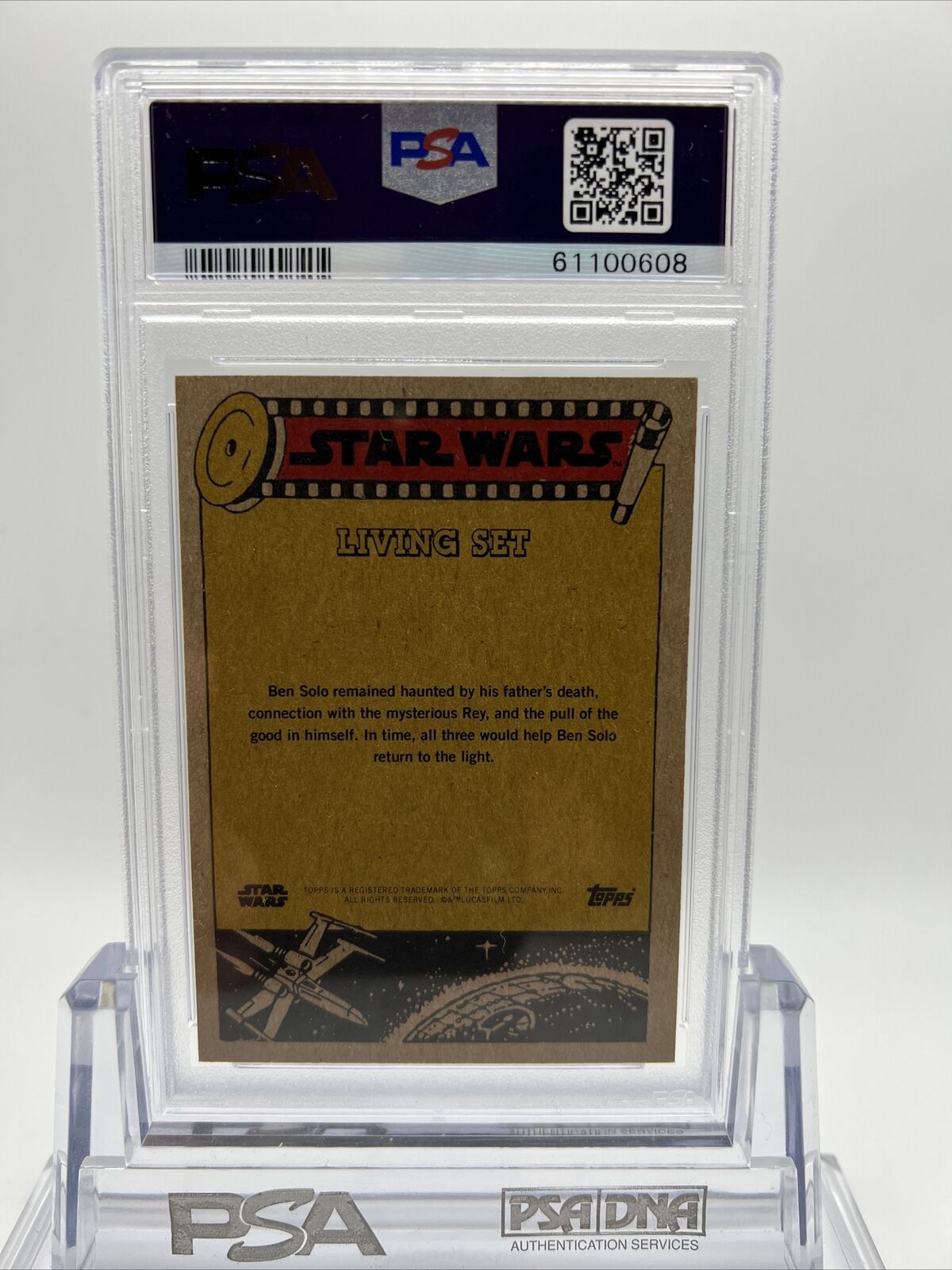 2020 Topps Star Wars Living Set Ben Solo Card #117 PSA 10 Gem Mint