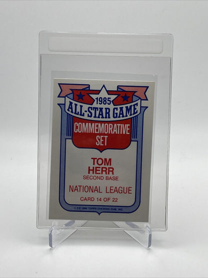 1986 Topps Glossy All-Stars Tom Herr Baseball Card #14 Mint FREE SHIPPING