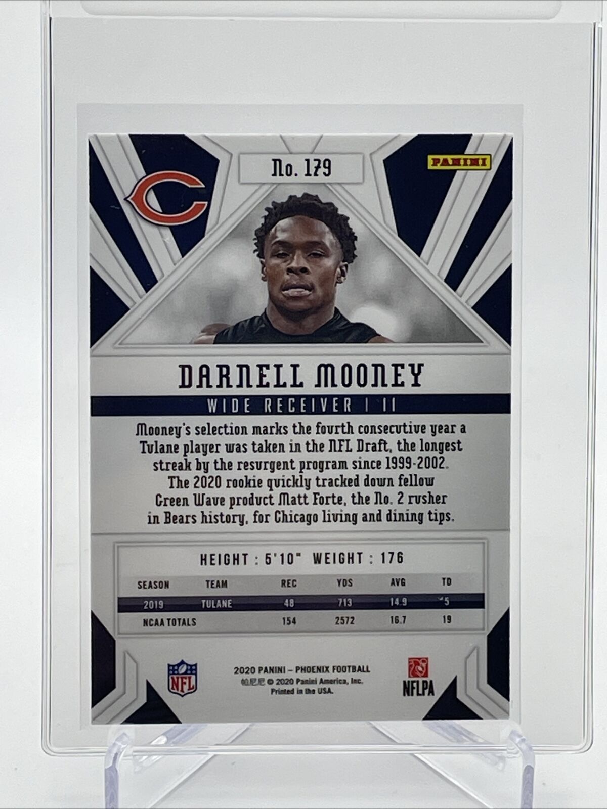 2020 Panini Phoenix FIRE BURST Darnell Mooney Rookie #179 Mint FREE SHIPPING