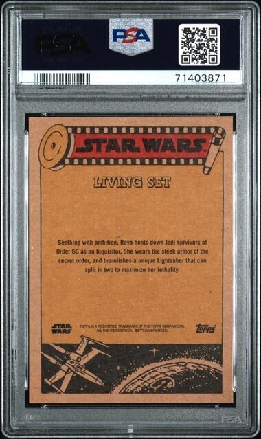 2022 Topps Star Wars Living Set Reva Card #342 PSA 9 Mint