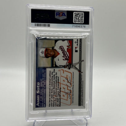 2022 Topps Transcendent VIP Party Juan Soto Baseball Card #1995 PSA 10 35/95