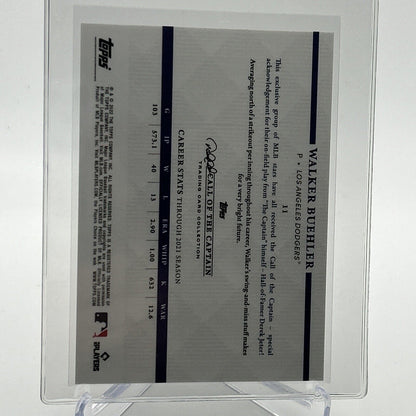 2022 Topps x Derek Jeter Walker Buehler Baseball Card #11 Mint FREE SHIPPING