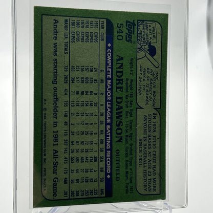 1982 Topps Andre Dawson Baseball Card #540 NM-Mint FREE SHIPPING