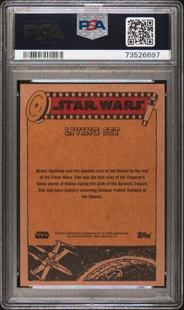 2023 Topps Star Wars Living Set Queen Apailana Card #390 PSA 10 Gem Mint