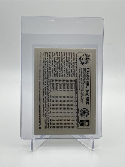 1981 Kellogg's Tony Perez Baseball Card #17 NM-Mint FREE SHIPPING