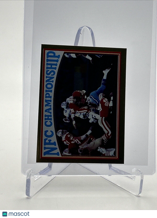 1982 Topps 1981 NFC Championship Sticker Coming Soon #6 NM FREE SHIPPING
