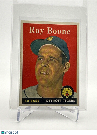 1958 Topps Ray Boone Baseball Card #185 EX Quality FREE SHIPPING