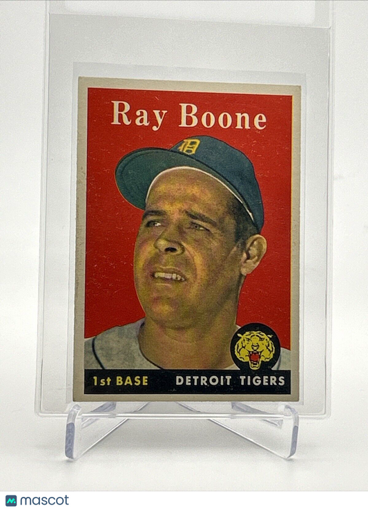 1958 Topps Ray Boone Baseball Card #185 EX Quality FREE SHIPPING