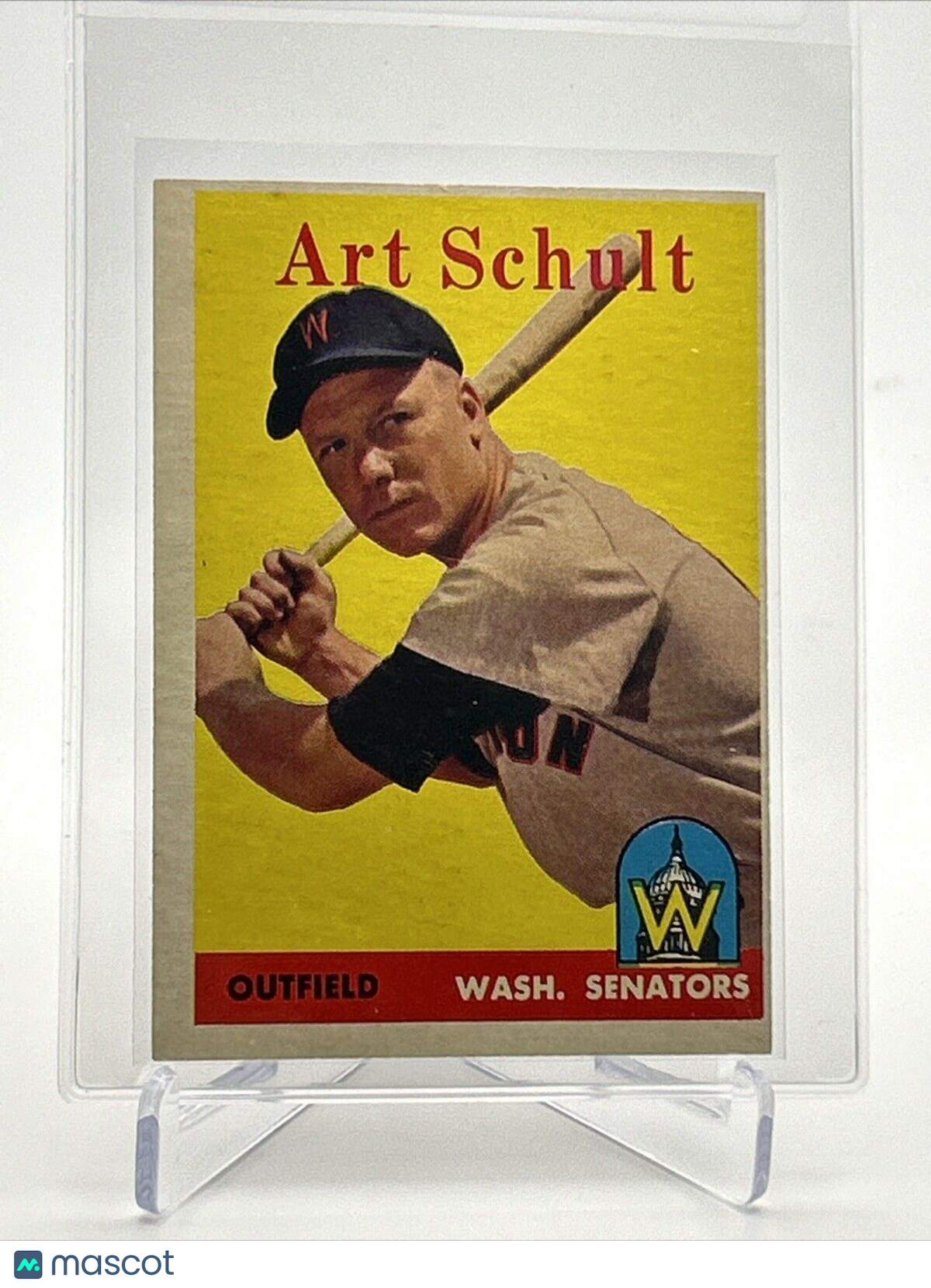 1958 Topps Art Schult Baseball Card #58 VG Quality FREE SHIPPING