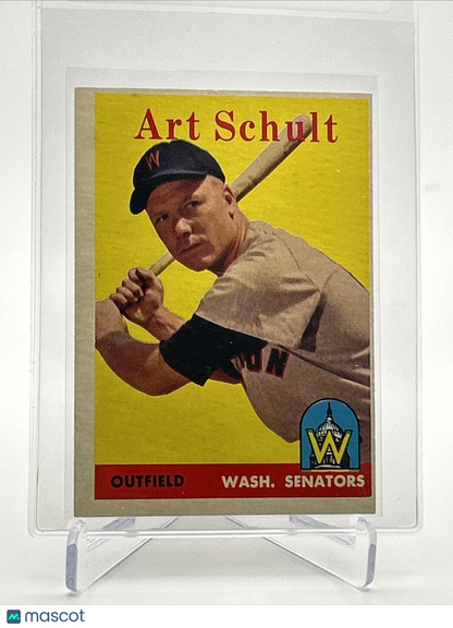 1958 Topps Art Schult Baseball Card #58 VG Quality FREE SHIPPING