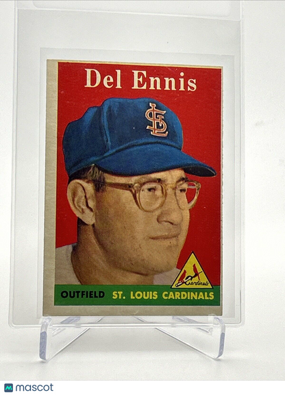 1958 Topps Del Ennis Baseball Card #60 VG Quality FREE SHIPPING