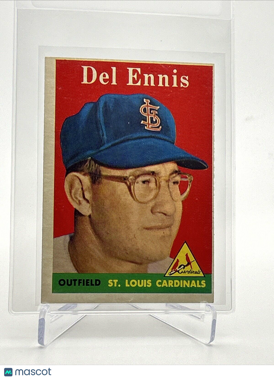 1958 Topps Del Ennis Baseball Card #60 VG Quality FREE SHIPPING