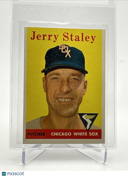 1958 Topps Jerry Staley Baseball Card #412 EX Quality FREE SHIPPING