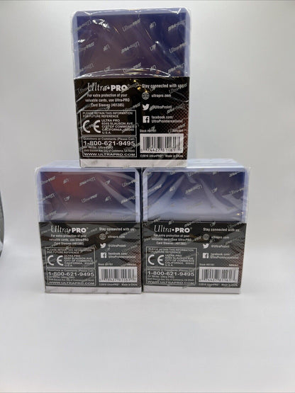 Ultra Pro 3X4 Toploaders 35pt WHITE BORDER 3 Packs of 25 for Standard Cards