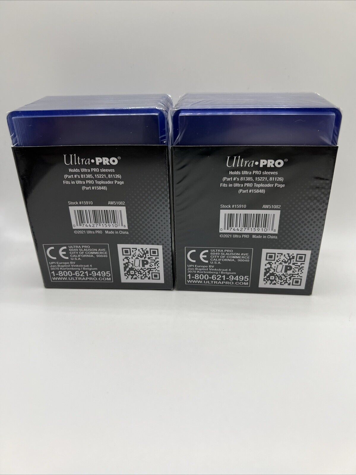 Ultra Pro 3X4 PLATINUM Toploaders 35pt 2 Packs of 25 for Standard Sized Cards