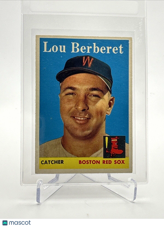 1958 Topps Lou Berberet Baseball Card #383 EX Quality FREE SHIPPING