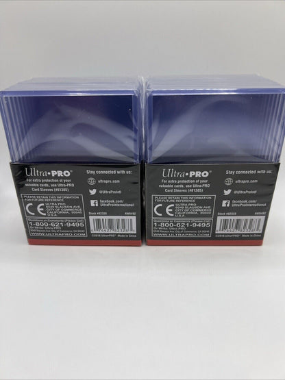 Ultra Pro 3X4 Super Thick Toploaders 180pt Point 2 Packs of 10 for Thick Cards