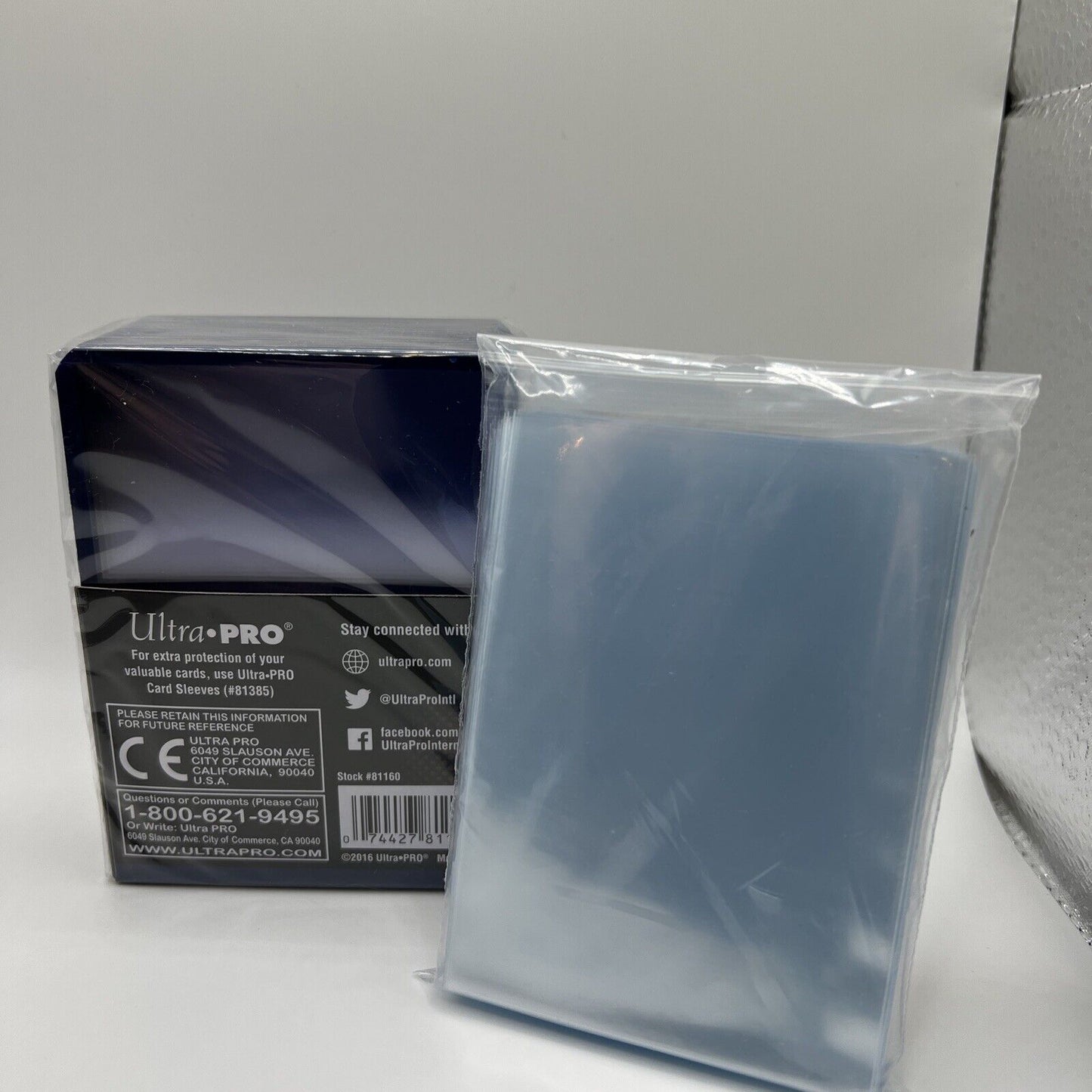 Ultra Pro 3X4 BLUE BORDER Toploaders 35pt 1 Pack of 25 AND 100 SLEEVES