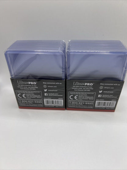 Ultra Pro 3X4 Super Thick Toploaders 130pt Point 2 Packs of 10 for Thick Cards