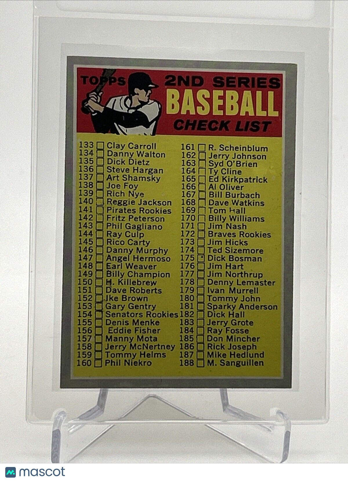 1970 Topps 2nd Series Checklist Baseball Card #128 EX-MT Quality FREE SHIPPING