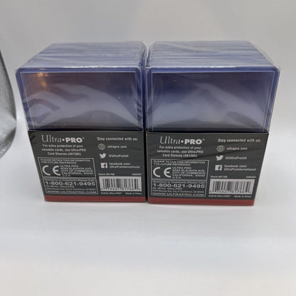 Ultra Pro 3X4 Gold Rookie 75pt Toploaders 2 Packs of 25 for Thick Sized Cards