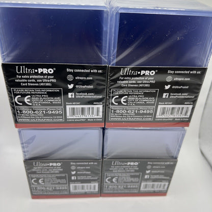Ultra Pro 3X4 Super Thick 75pt Toploaders 4 Packs of 25 for up to 75pt Cards