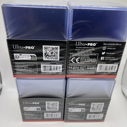 Ultra Pro 3X4 Thick Toploaders 4 Packs of 25 for up to 100pt Point Cards