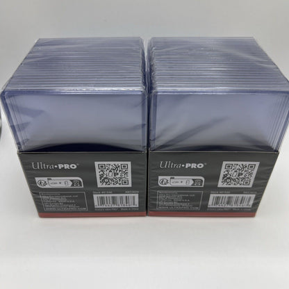 Ultra Pro 3X4 Thick Toploaders 2 Packs of 25 for up to 100pt Point Cards