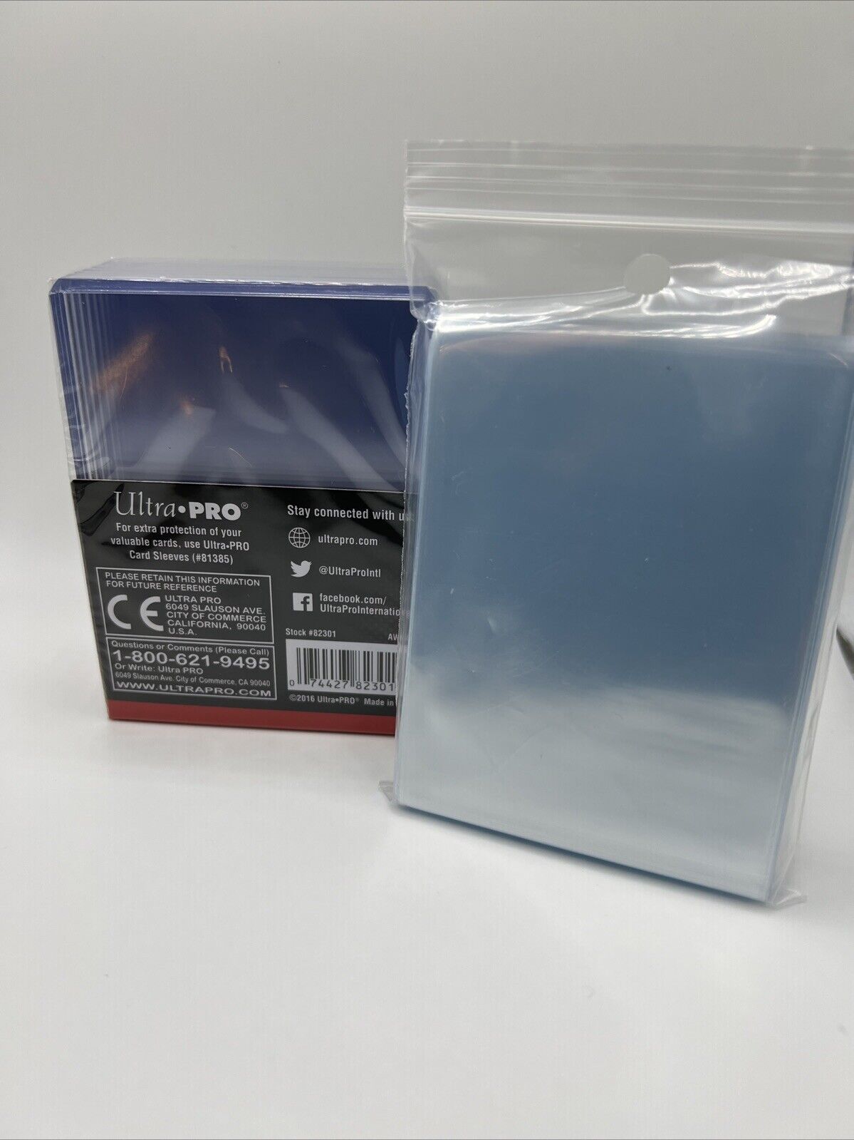 Ultra Pro 3X4 Thick Toploaders 120pt Point 1 Pack of 10 AND 100 Thick Sleeves