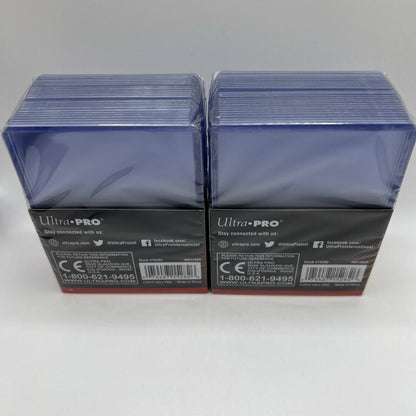 Ultra Pro 3X4 GOLD FOIL ROOKIE 35pt Toploaders & Card Sleeves 2 Packs of 25