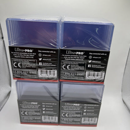 Ultra Pro 3X4 Super Thick Toploaders 4 Packs of 10 for up to 260pt Cards