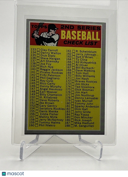 1970 Topps 2nd Series Checklist Baseball Card #128 EX Quality FREE SHIPPING