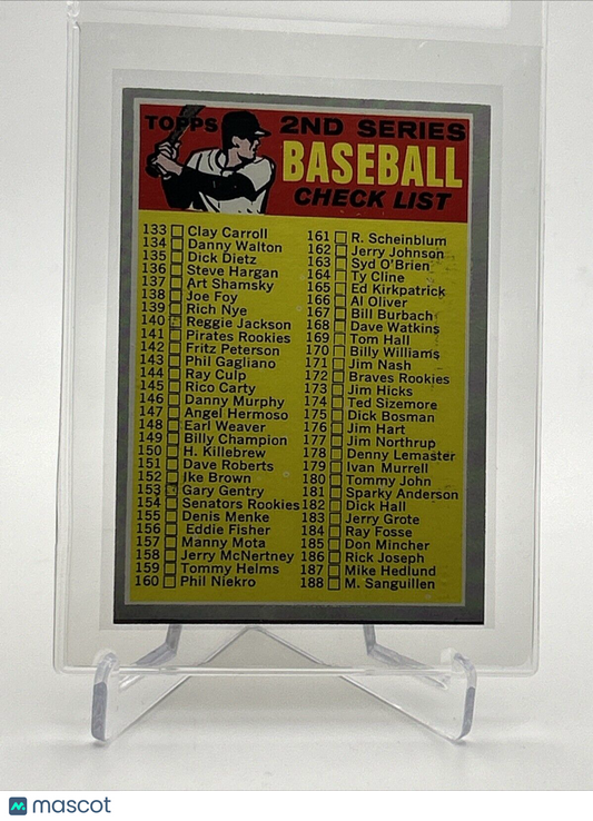 1970 Topps 2nd Series Checklist Baseball Card #128 EX Quality FREE SHIPPING