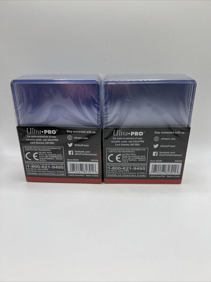 Ultra Pro 3X4 Super Thick Toploaders 120pt Point 2 Packs of 10 for Thick Cards
