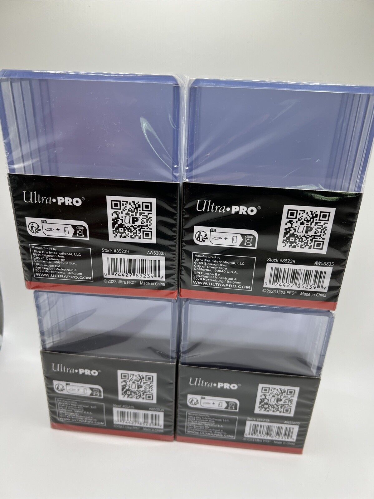 Ultra Pro 3X4 Super Thick Toploaders 4 Packs of 5 for up to 360pt Cards