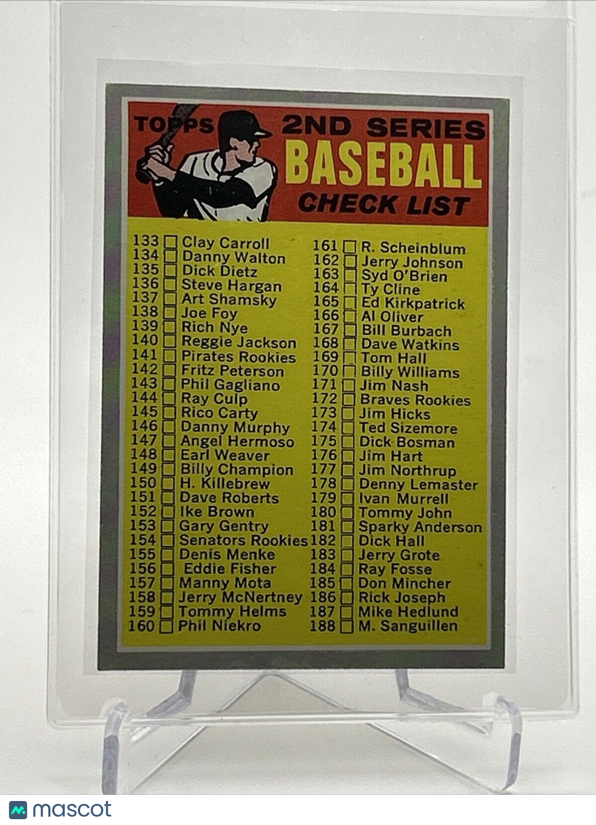 1970 Topps 2nd Series Checklist Baseball Card #128 EX Quality #2 FREE SHIPPING