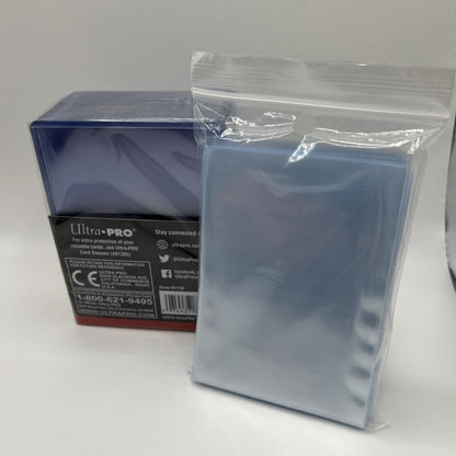 Ultra Pro 3X4 GOLD ROOKIE 35pt Toploaders 1 Pack of 25 AND 100 SLEEVES