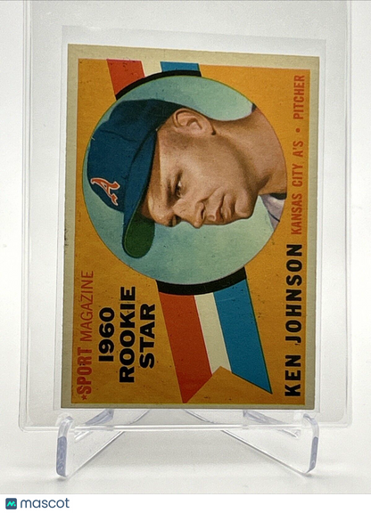 1960 Topps Ken Johnson Baseball Card #135 EX Quality FREE SHIPPING