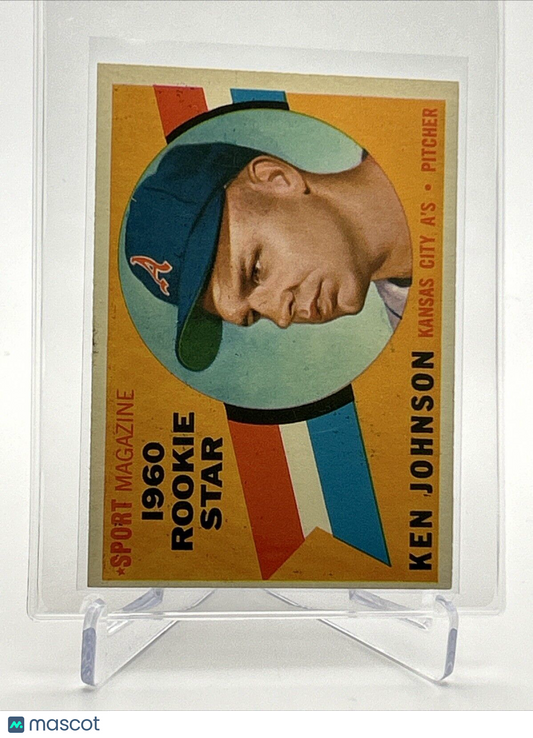 1960 Topps Ken Johnson Baseball Card #135 EX Quality FREE SHIPPING