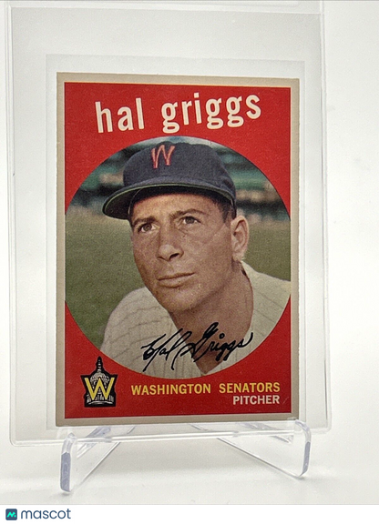 1959 Topps Hal Griggs Baseball Card #434 EX Quality FREE SHIPPING