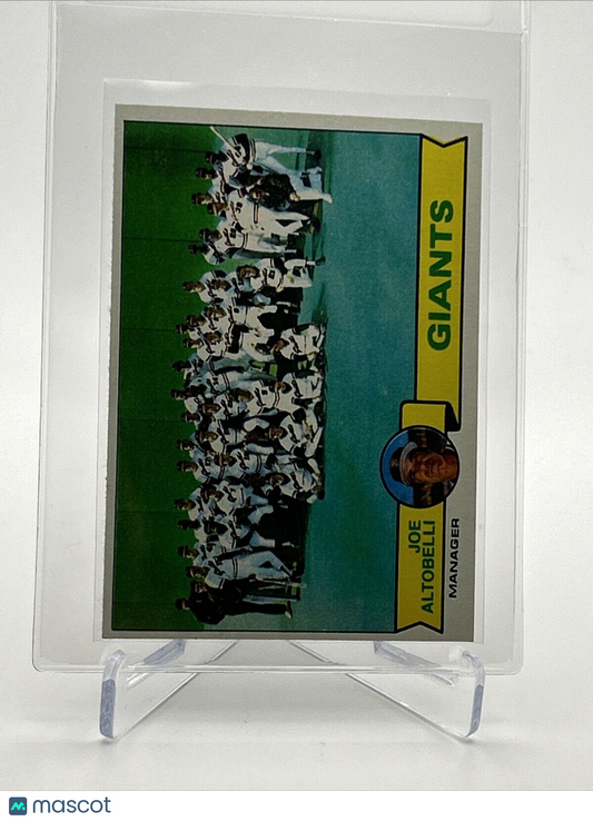 1979 Topps San Francisco Giants/Joe Altobelli Card #356 NM #2 FREE SHIPPING