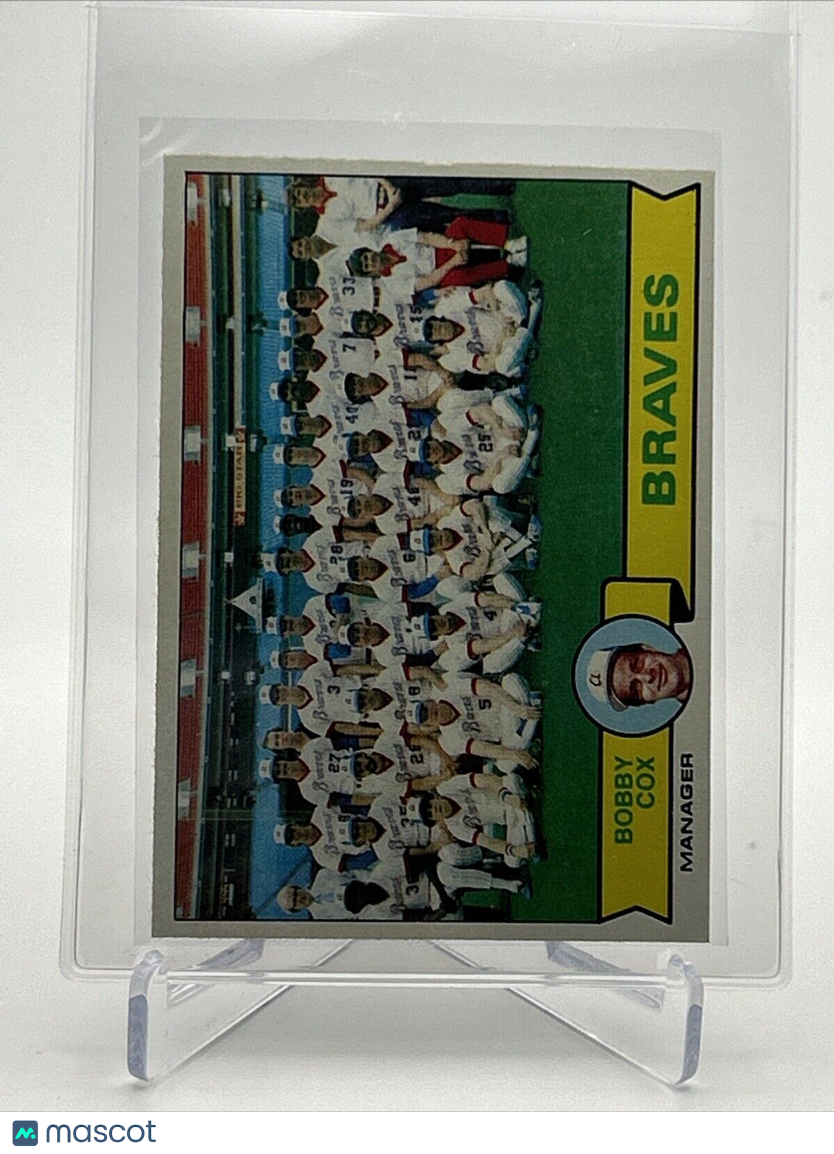 1979 Topps Atlanta Braves/Bobby Cox Baseball Card #302 Near Mint FREE SHIPPING