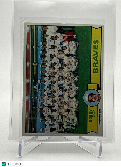 1979 Topps Atlanta Braves/Bobby Cox Baseball Card #302 Near Mint FREE SHIPPING