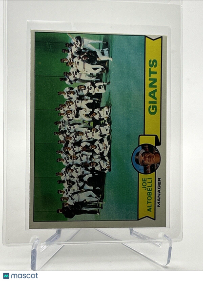 1979 Topps San Francisco Giants/Joe Altobelli Card #356 EX #2 FREE SHIPPING