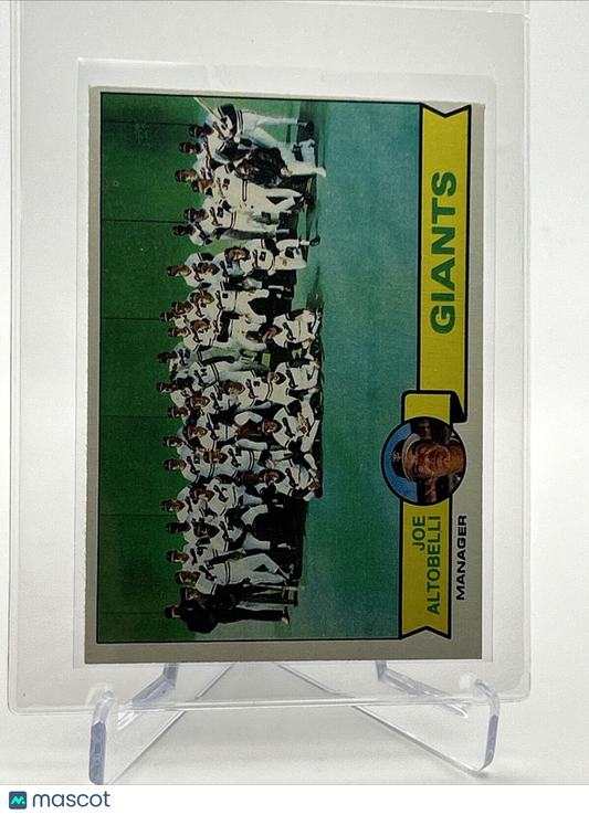 1979 Topps San Francisco Giants/Joe Altobelli Card #356 EX #2 FREE SHIPPING