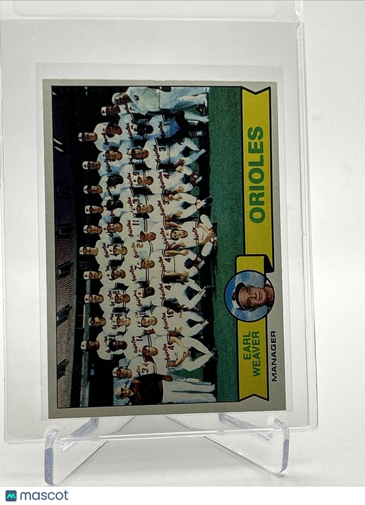 1979 Topps Baltimore Orioles/Earl Weaver Card #689 Near Mint FREE SHIPPING