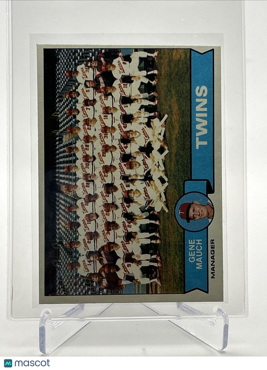 1979 Topps Minnesota Twins/Gene Mauch Baseball Card #41 NM #4 FREE SHIPPING