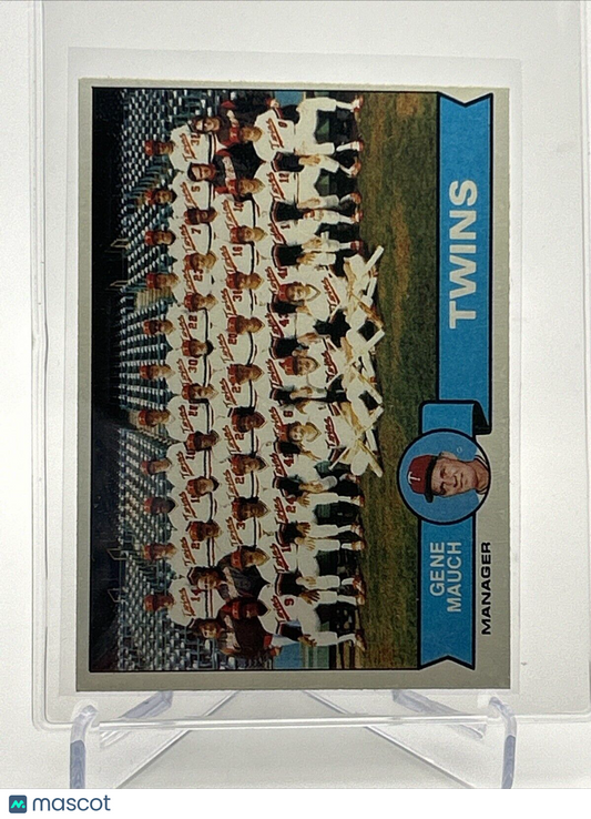1979 Topps Minnesota Twins/Gene Mauch Baseball Card #41 NM #3 FREE SHIPPING